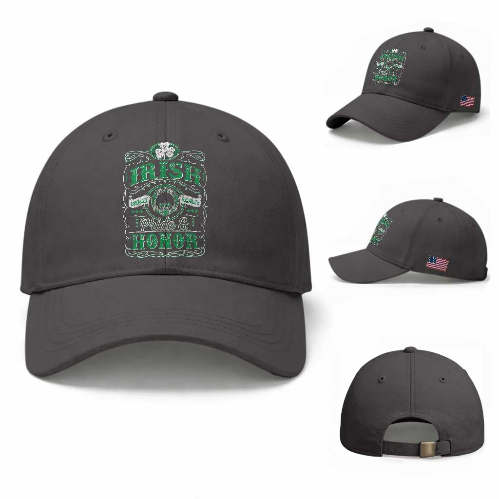 Vintage Irish Pride And Honor St Patricks Day Baseball Cap
