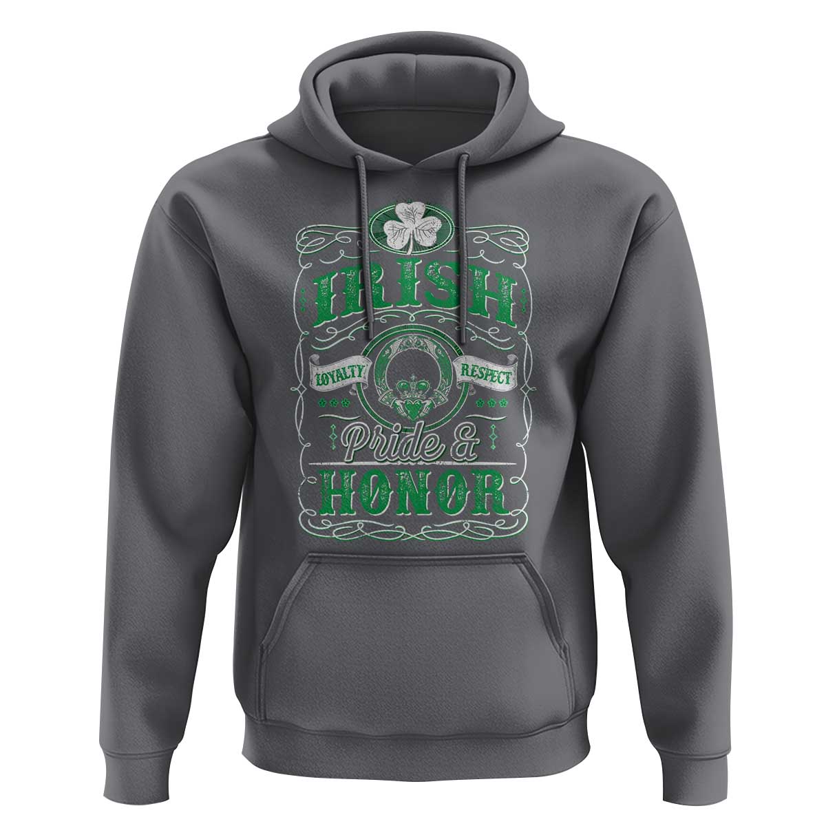 Vintage Irish Pride And Honor St Patricks Day Hoodie