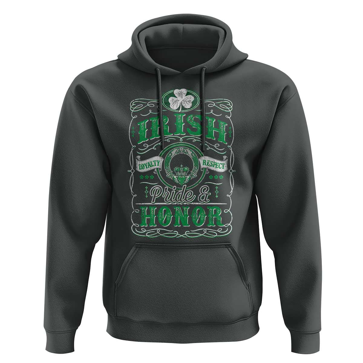 Vintage Irish Pride And Honor St Patricks Day Hoodie