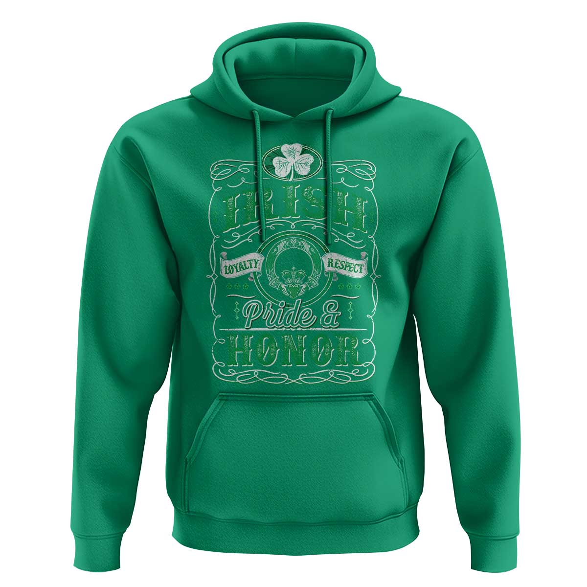 Vintage Irish Pride And Honor St Patricks Day Hoodie