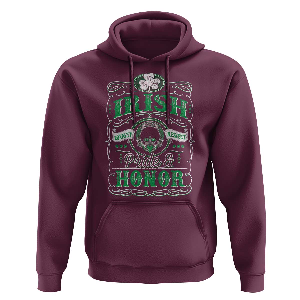 Vintage Irish Pride And Honor St Patricks Day Hoodie