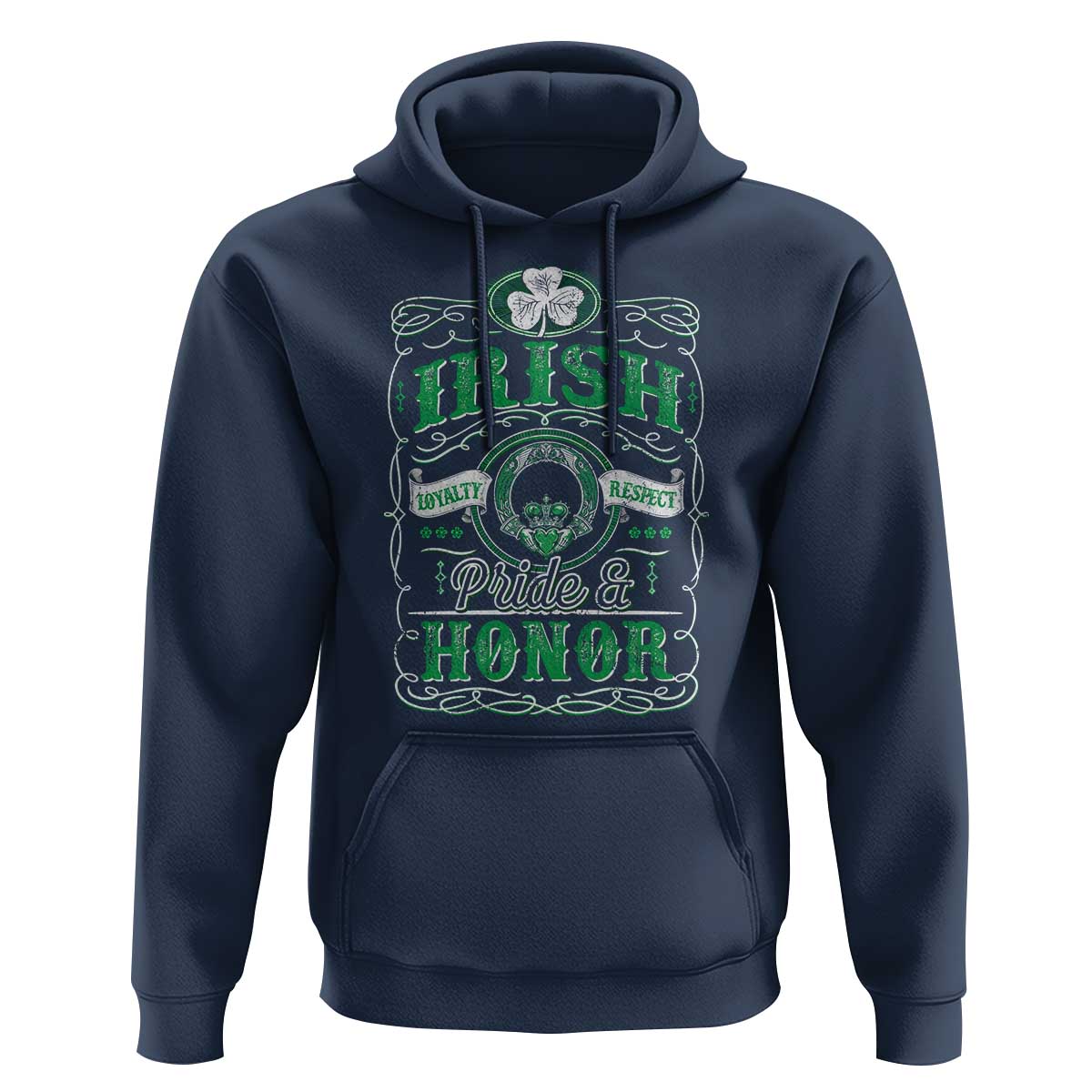 Vintage Irish Pride And Honor St Patricks Day Hoodie
