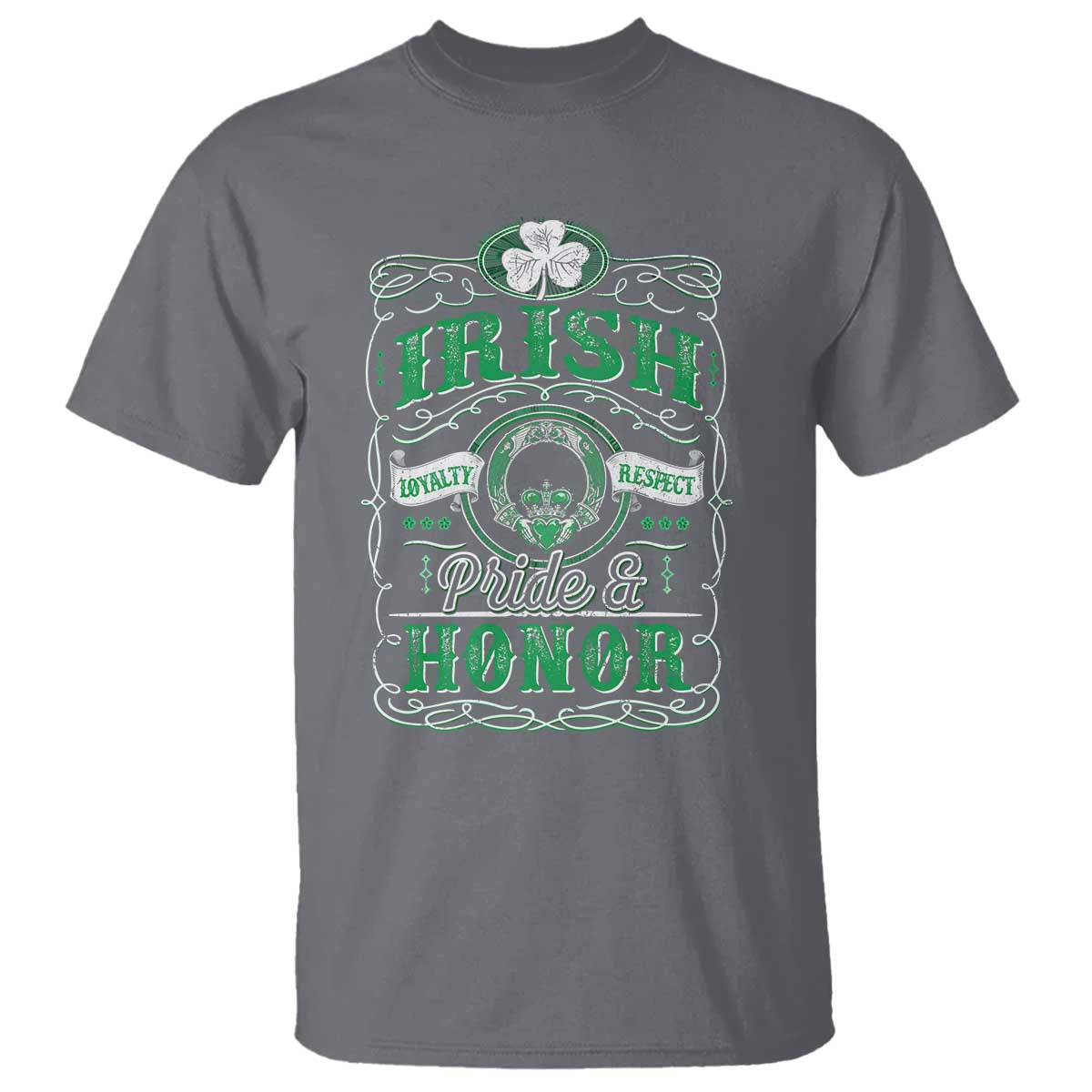 Vintage Irish Pride And Honor St Patricks Day T Shirt