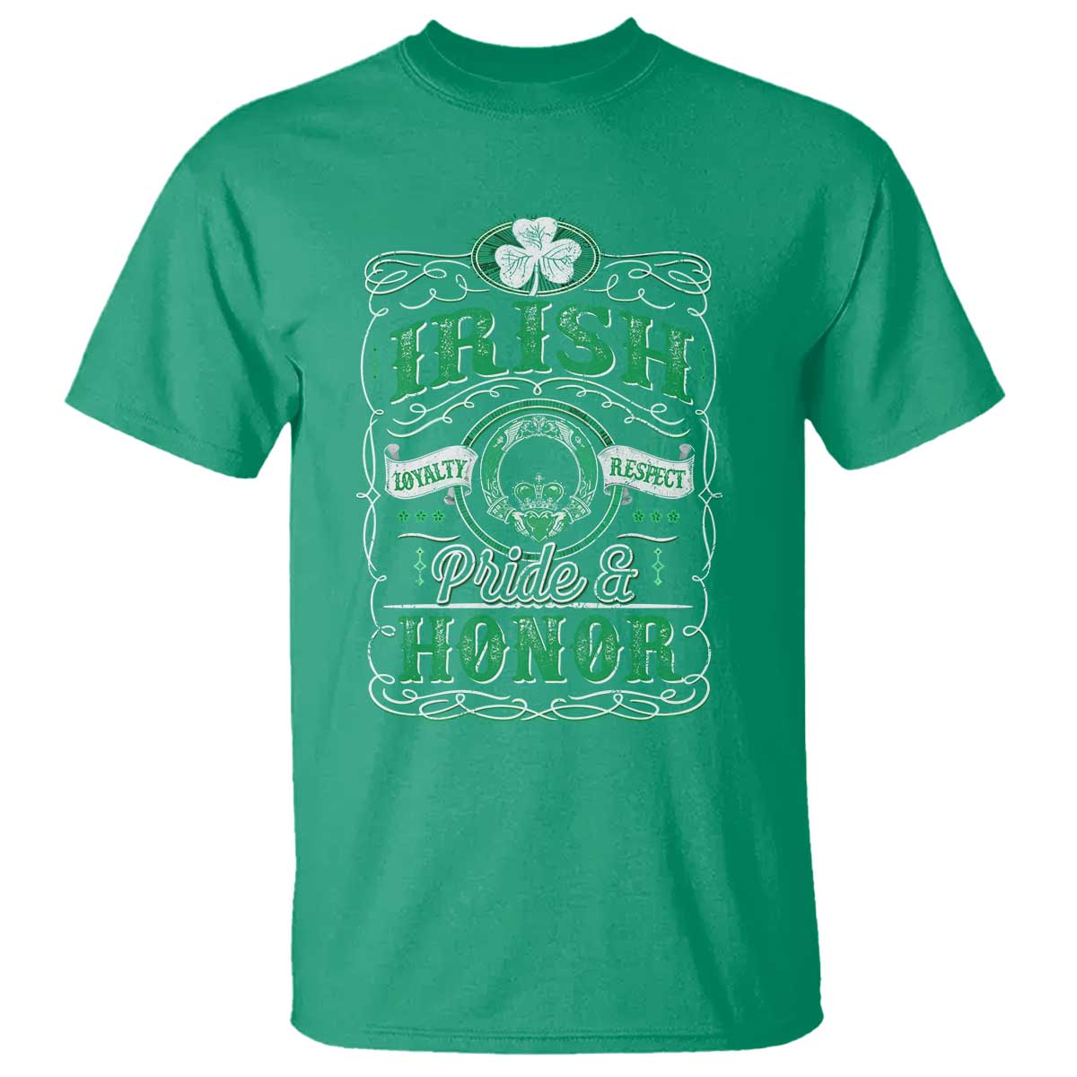 Vintage Irish Pride And Honor St Patricks Day T Shirt