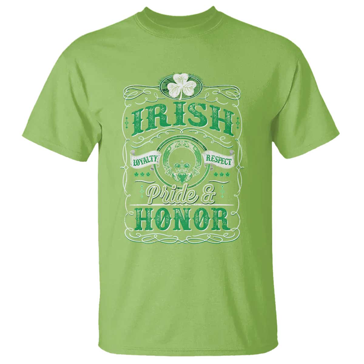 Vintage Irish Pride And Honor St Patricks Day T Shirt