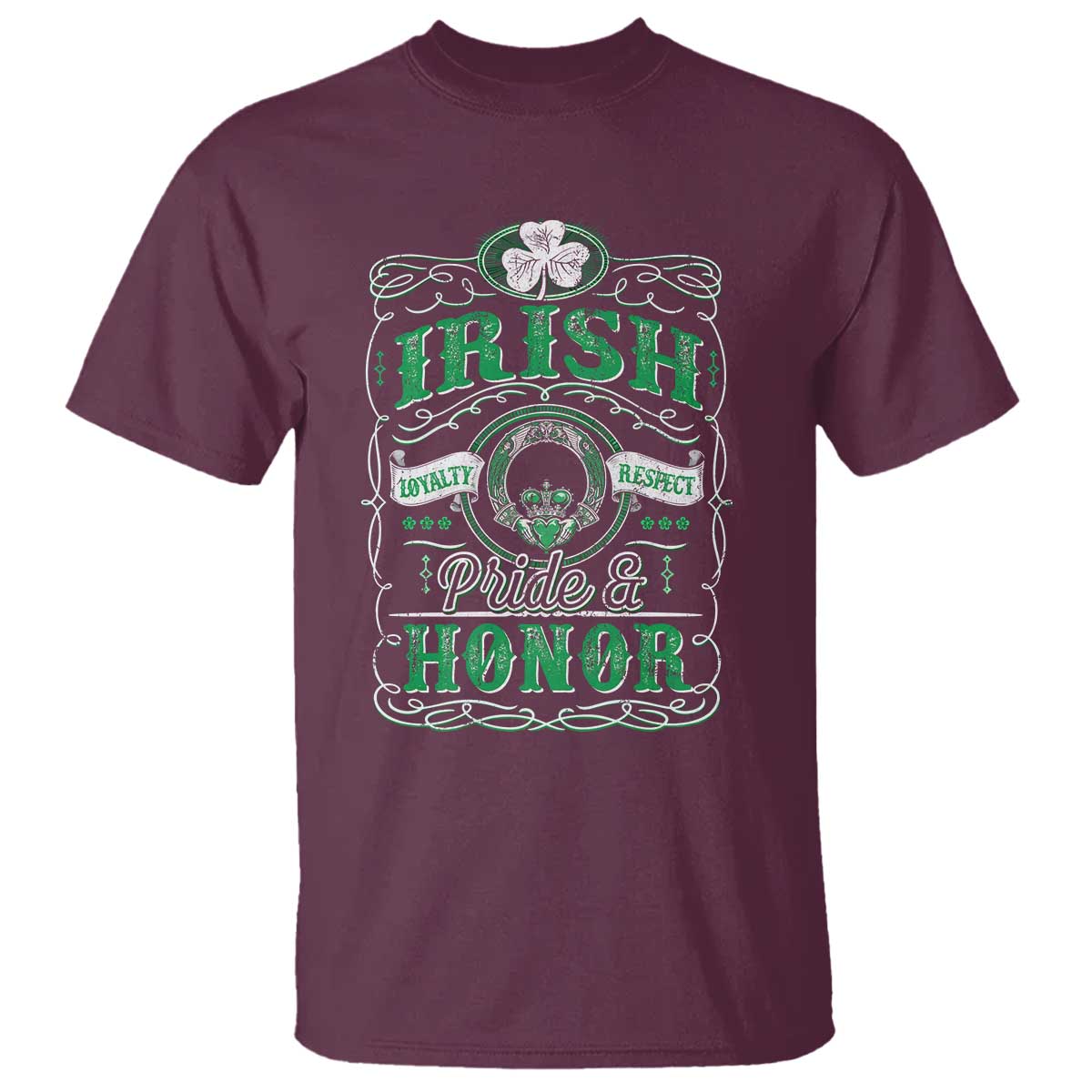 Vintage Irish Pride And Honor St Patricks Day T Shirt