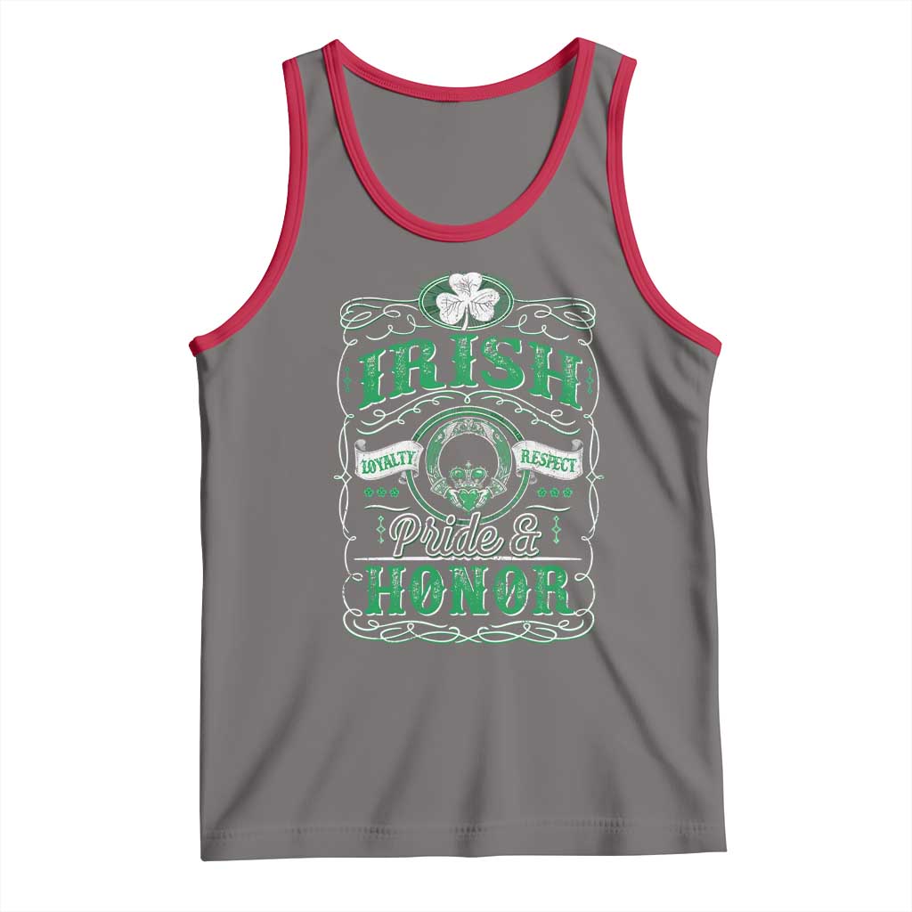 Vintage Irish Pride And Honor St Patricks Day Tank Top