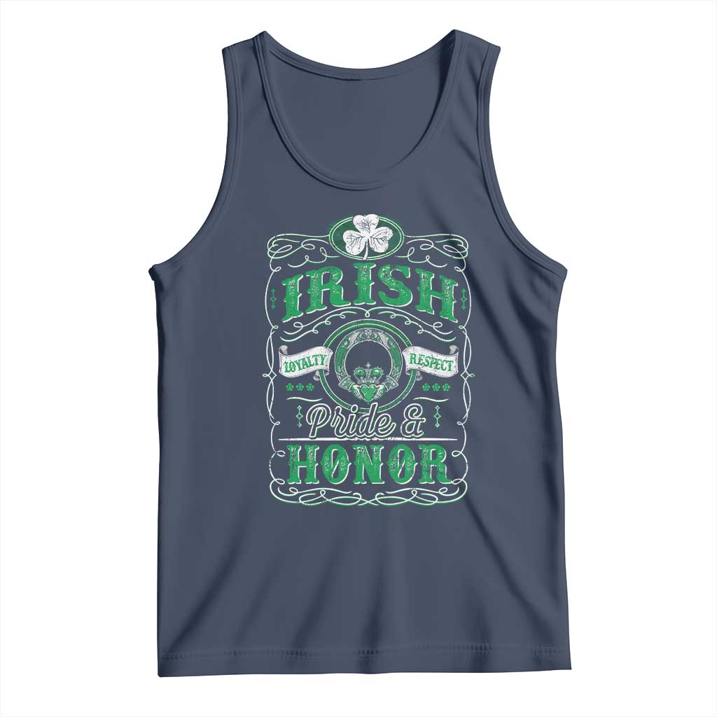 Vintage Irish Pride And Honor St Patricks Day Tank Top