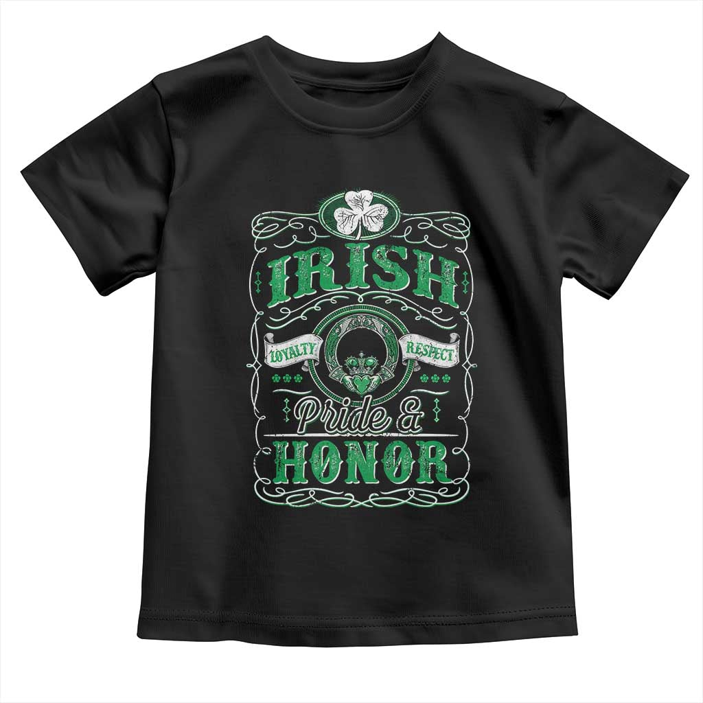 Vintage Irish Pride And Honor St Patricks Day Toddler T Shirt