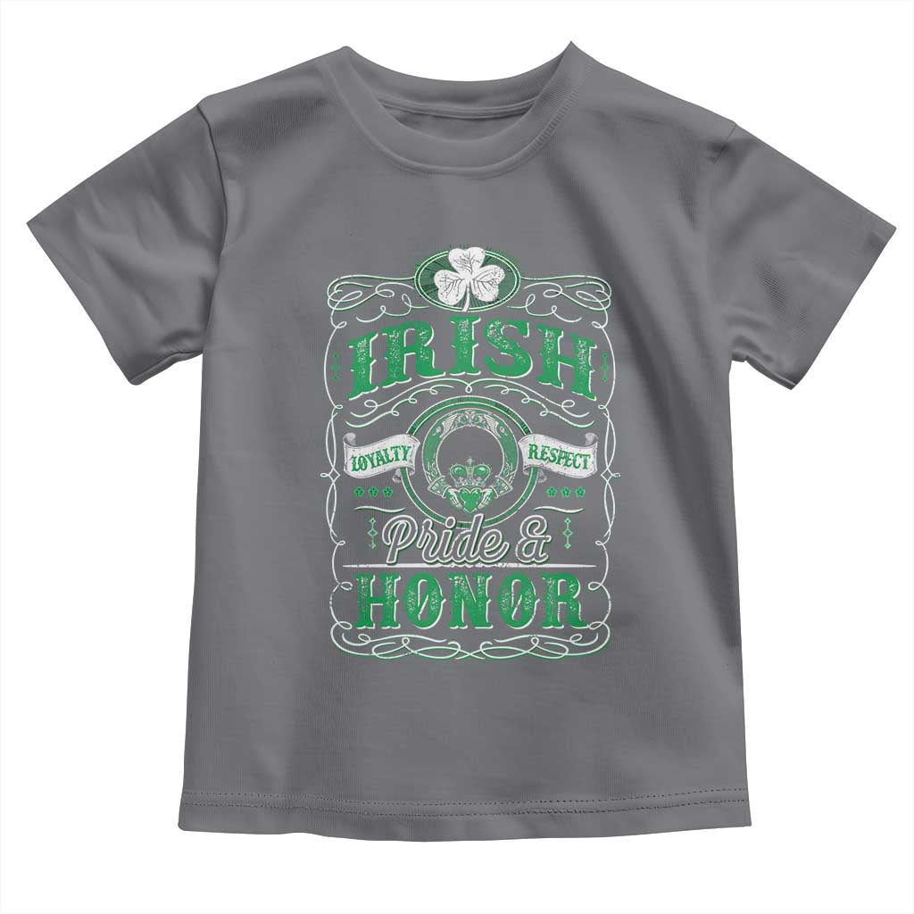 Vintage Irish Pride And Honor St Patricks Day Toddler T Shirt