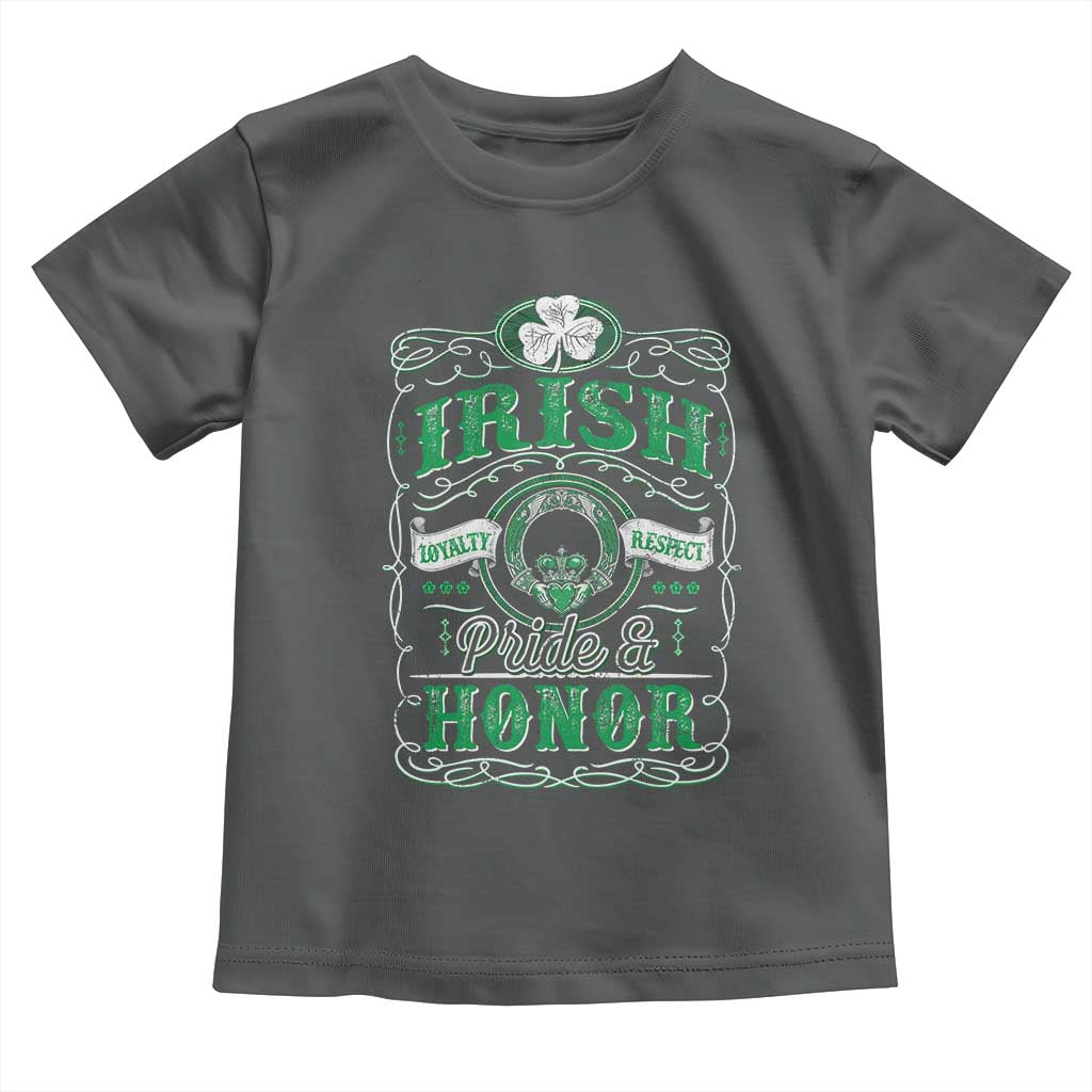 Vintage Irish Pride And Honor St Patricks Day Toddler T Shirt