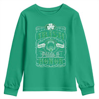 Vintage Irish Pride And Honor St Patricks Day Youth Sweatshirt