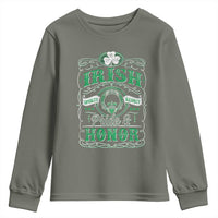 Vintage Irish Pride And Honor St Patricks Day Youth Sweatshirt