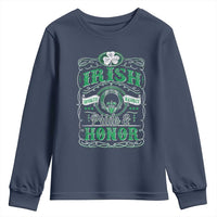 Vintage Irish Pride And Honor St Patricks Day Youth Sweatshirt