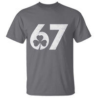 Funny St Patricks Day 67 Six Seven Vintage Shamrock T Shirt