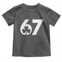 Funny St Patricks Day 67 Six Seven Vintage Shamrock Toddler T Shirt