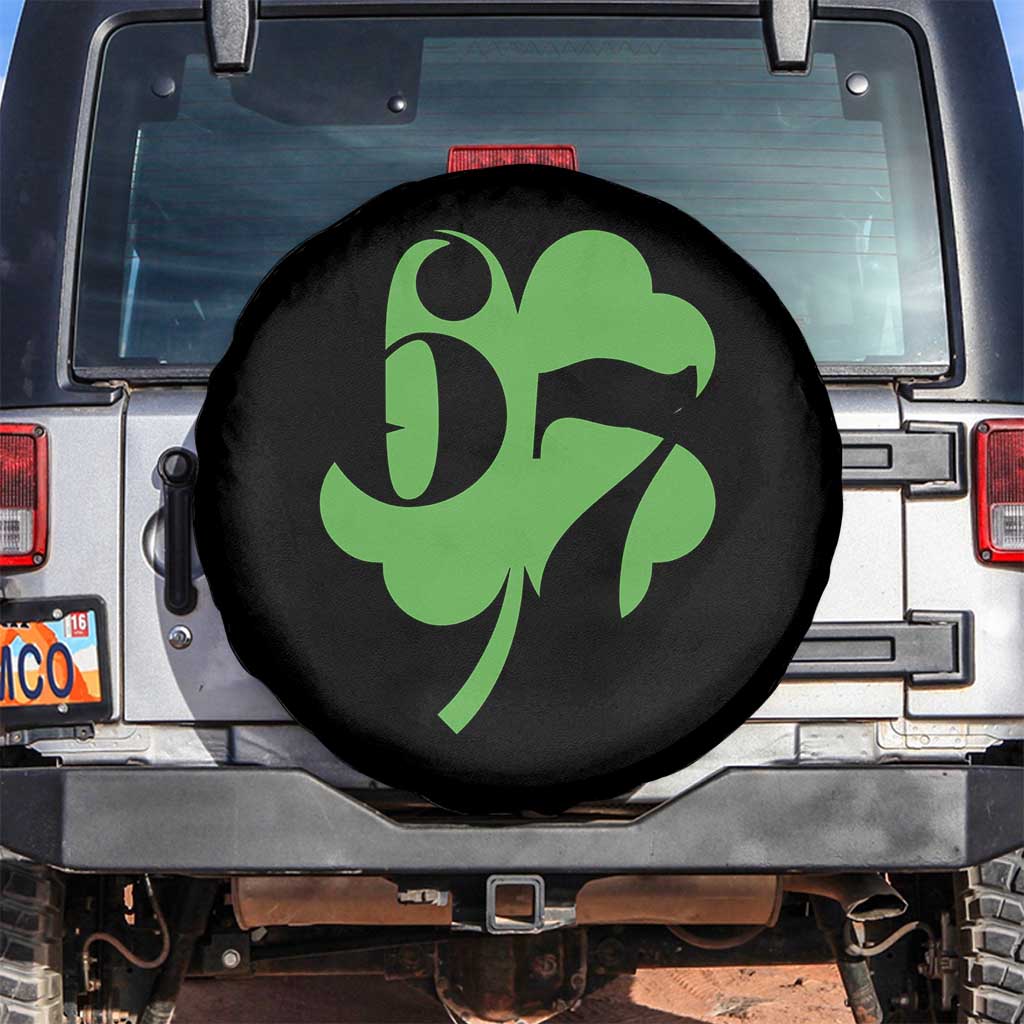 Funny St Patricks Day 67 Six Seven Meme Shamrock Spare Tire Cover