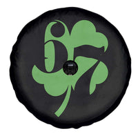 Funny St Patricks Day 67 Six Seven Meme Shamrock Spare Tire Cover