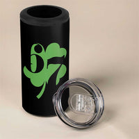 Funny St Patricks Day 67 Six Seven Meme Shamrock 4 in 1 Can Cooler Tumbler