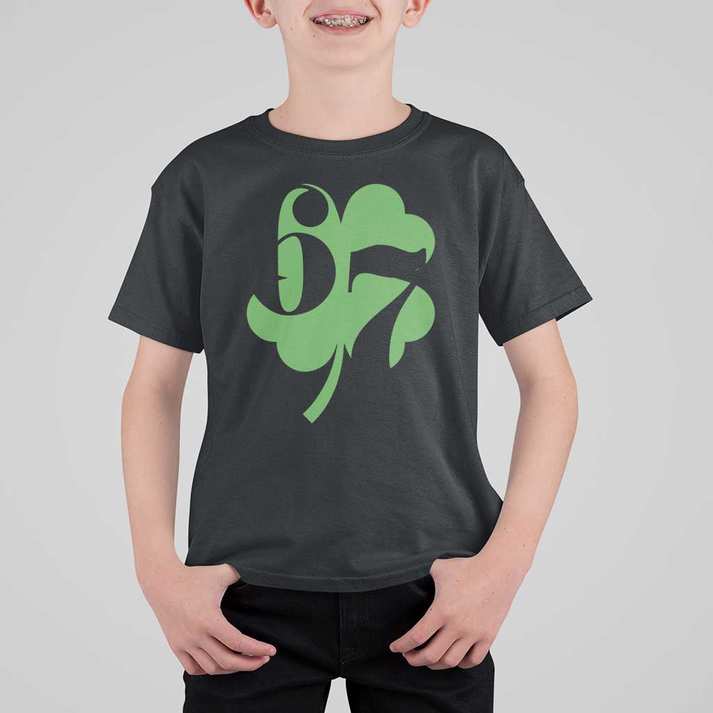 Funny St Patricks Day 67 Six Seven Meme Shamrock T Shirt For Kid