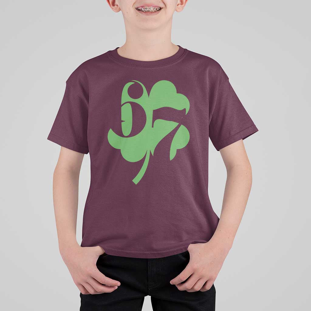 Funny St Patricks Day 67 Six Seven Meme Shamrock T Shirt For Kid