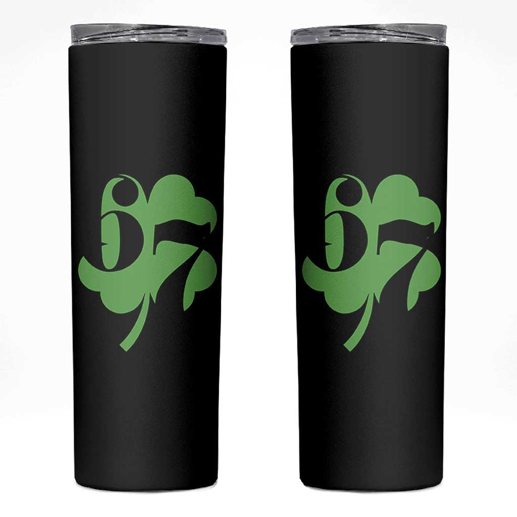Funny St Patricks Day 67 Six Seven Meme Shamrock Skinny Tumbler