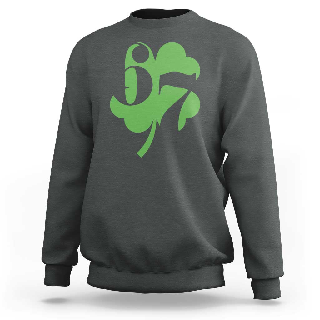 Funny St Patricks Day 67 Six Seven Meme Shamrock Sweatshirt
