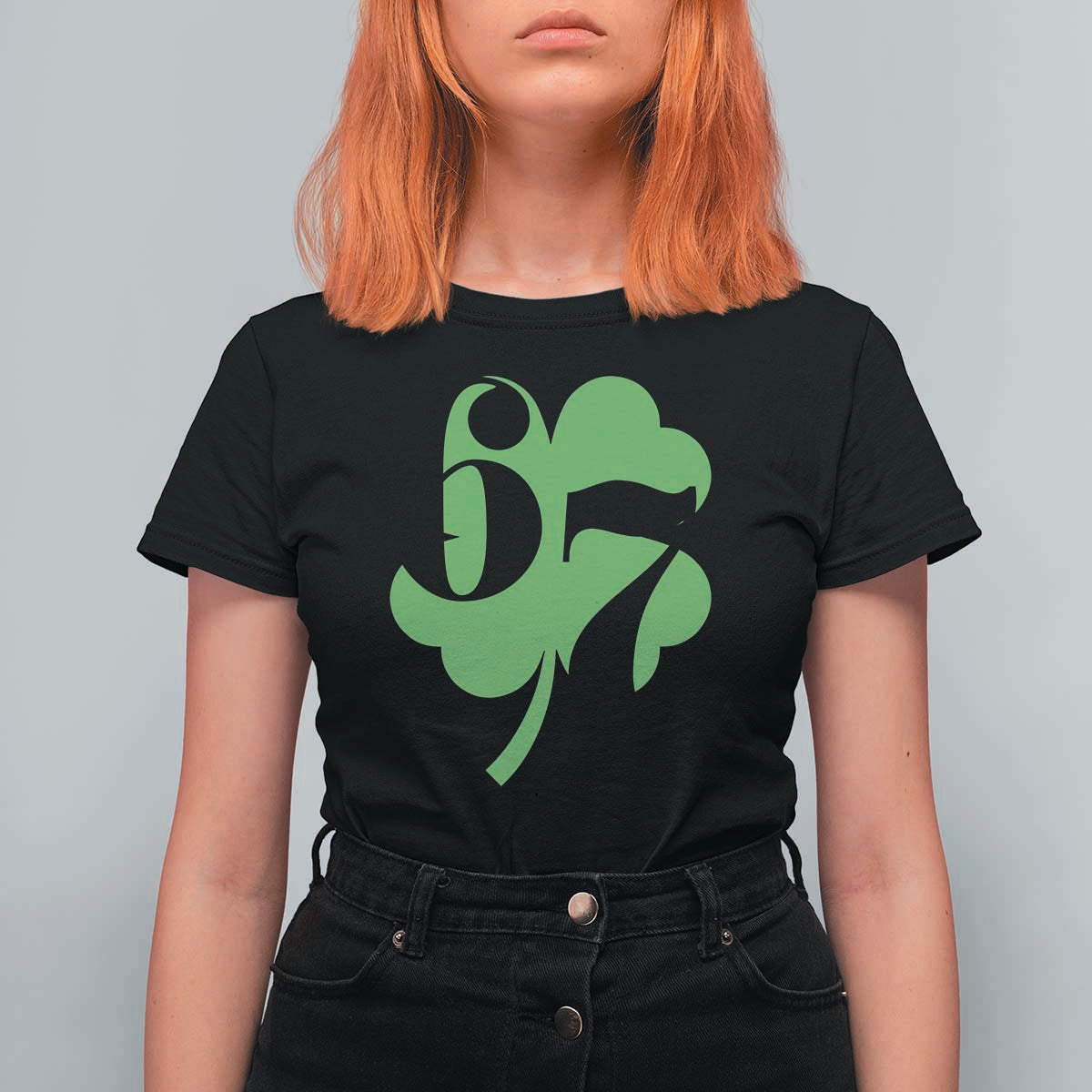 Funny St Patricks Day 67 Six Seven Meme Shamrock T Shirt For Women