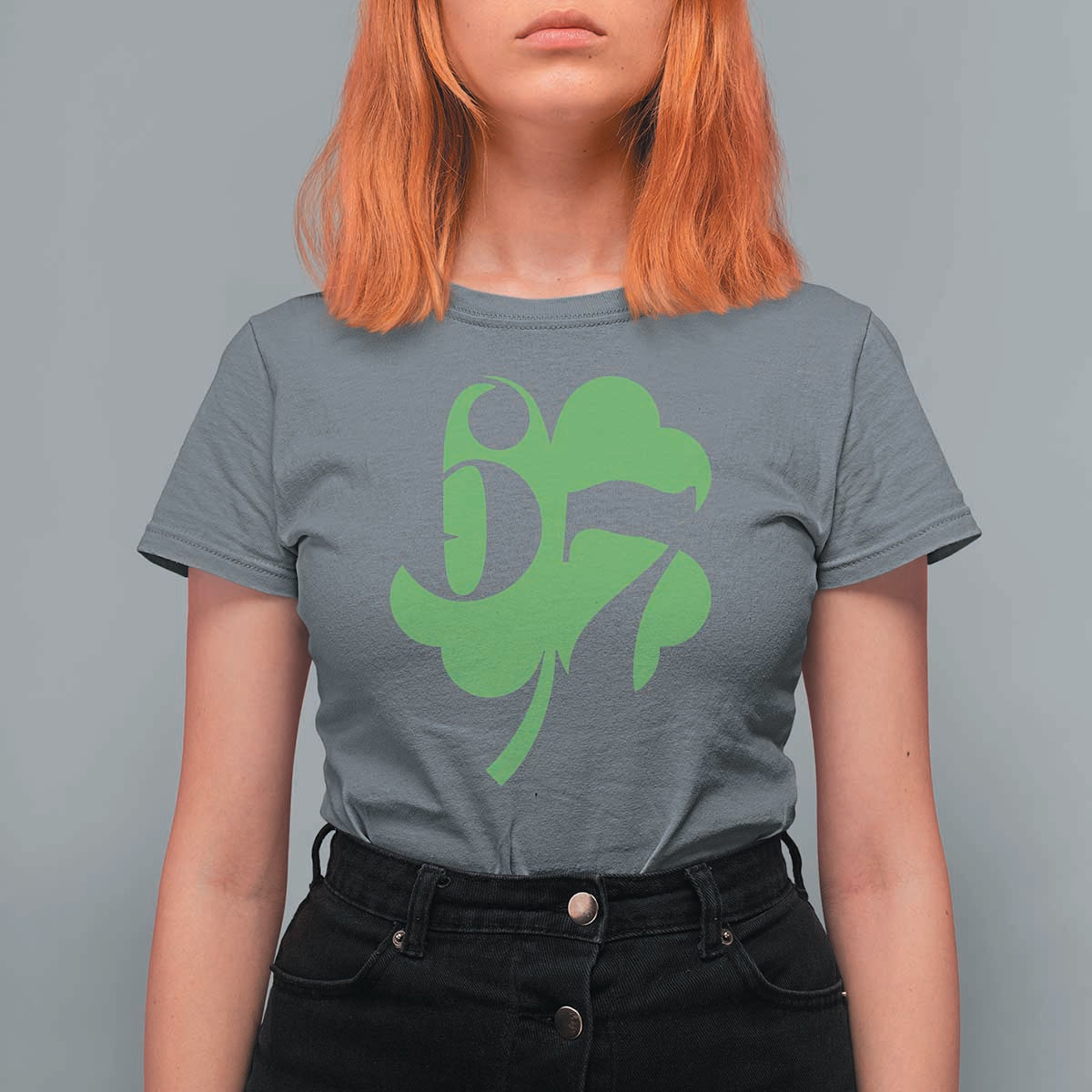 Funny St Patricks Day 67 Six Seven Meme Shamrock T Shirt For Women