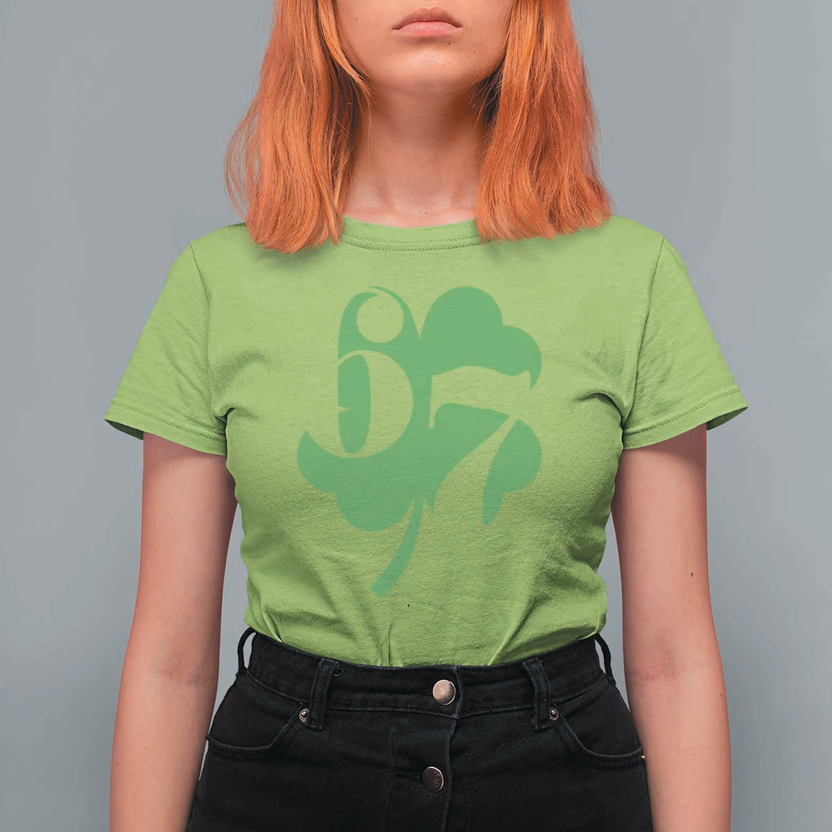 Funny St Patricks Day 67 Six Seven Meme Shamrock T Shirt For Women
