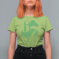 Funny St Patricks Day 67 Six Seven Meme Shamrock T Shirt For Women