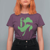 Funny St Patricks Day 67 Six Seven Meme Shamrock T Shirt For Women