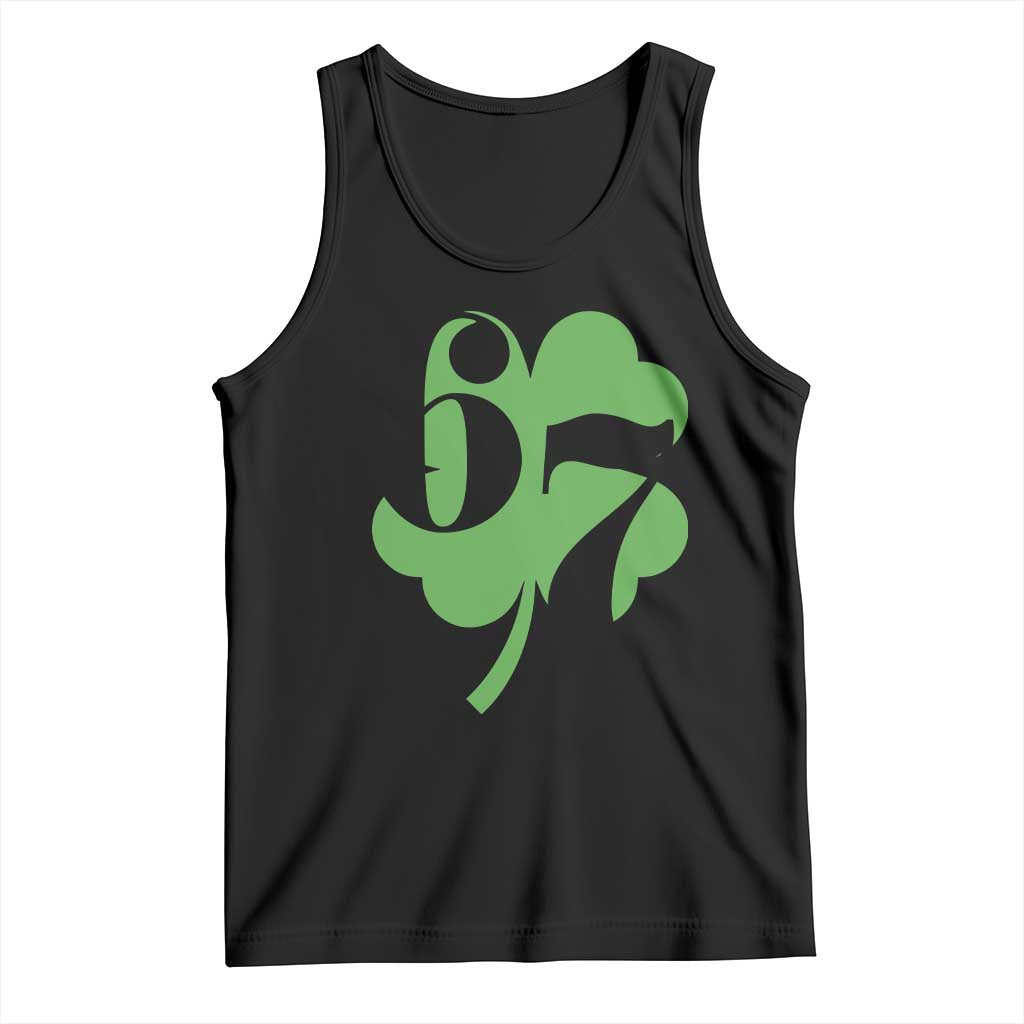 Funny St Patricks Day 67 Six Seven Meme Shamrock Tank Top