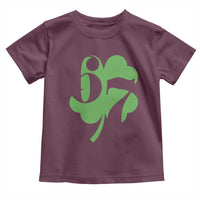 Funny St Patricks Day 67 Six Seven Meme Shamrock Toddler T Shirt