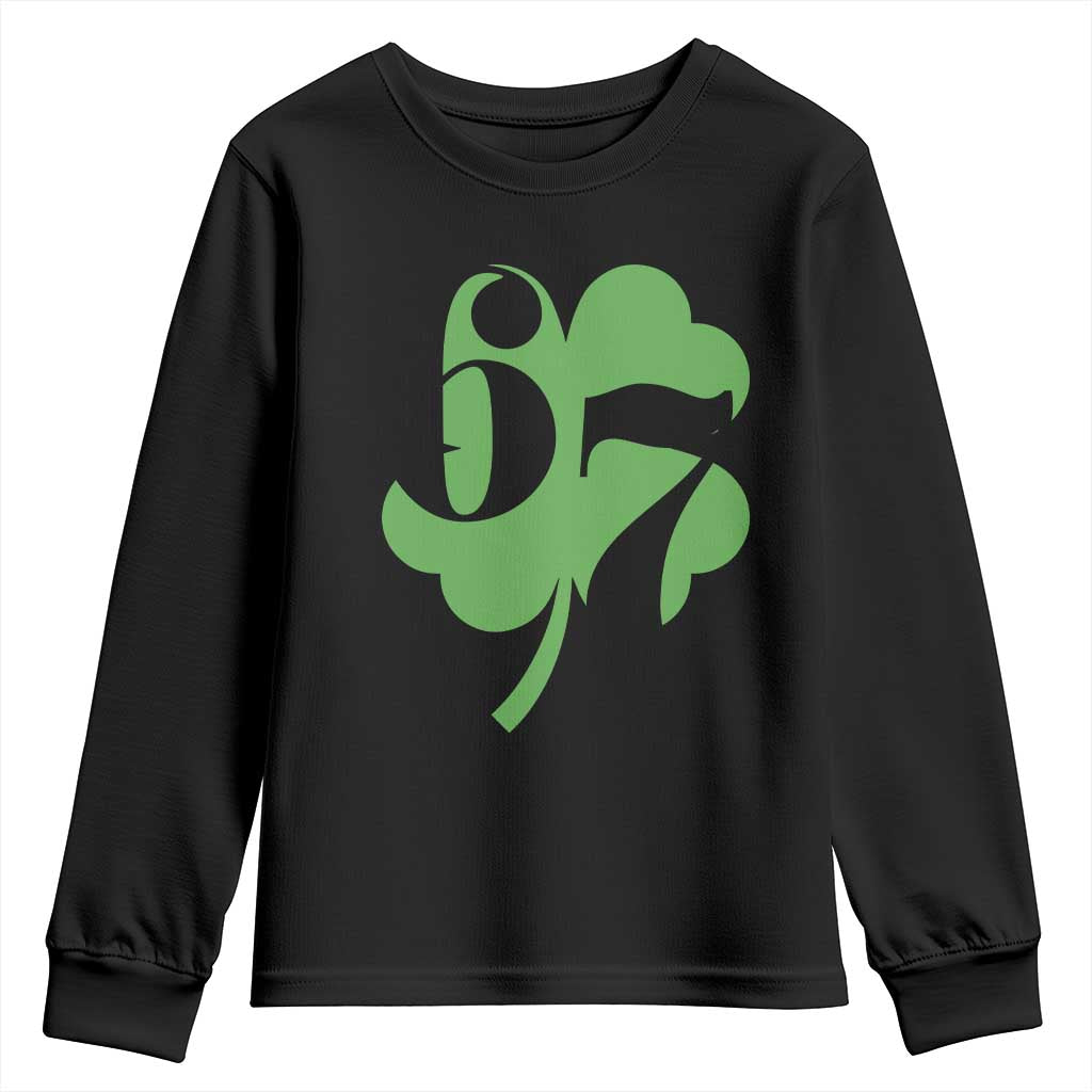 Funny St Patricks Day 67 Six Seven Meme Shamrock Youth Sweatshirt