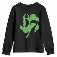 Funny St Patricks Day 67 Six Seven Meme Shamrock Youth Sweatshirt