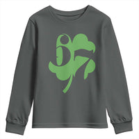 Funny St Patricks Day 67 Six Seven Meme Shamrock Youth Sweatshirt
