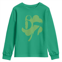 Funny St Patricks Day 67 Six Seven Meme Shamrock Youth Sweatshirt