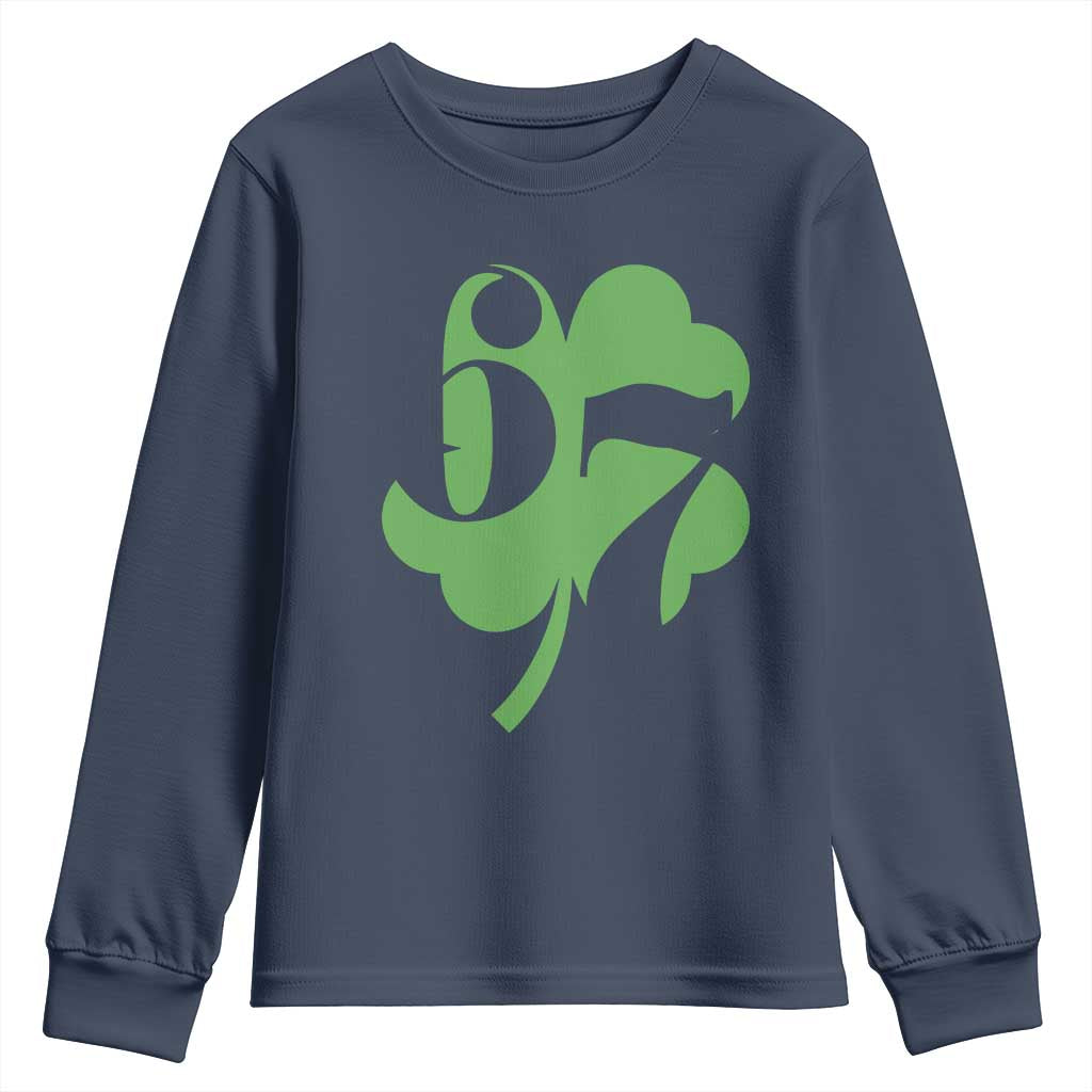 Funny St Patricks Day 67 Six Seven Meme Shamrock Youth Sweatshirt