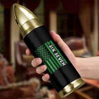 Six Seven 67 St Patricks Day Shamrock Vintage American Flag Bullet Tumbler