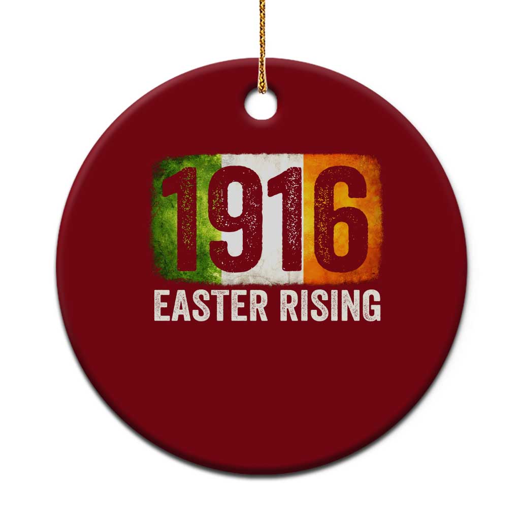Ireland Easter Rising 1916 Ceramic Ornament Irish Rebellion Vintage Flag