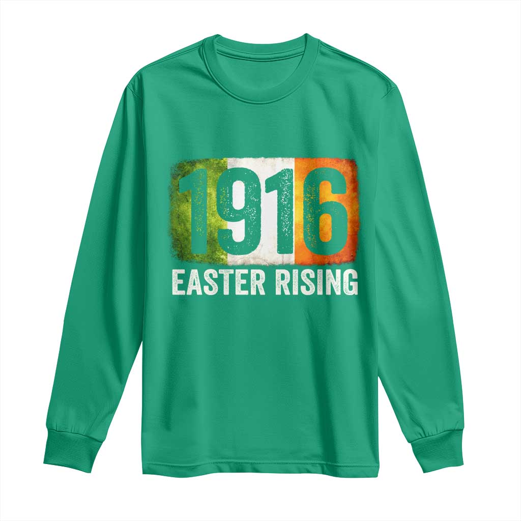 Ireland Easter Rising 1916 Long Sleeve Shirt Irish Rebellion Vintage Flag