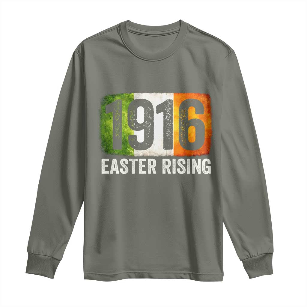Ireland Easter Rising 1916 Long Sleeve Shirt Irish Rebellion Vintage Flag