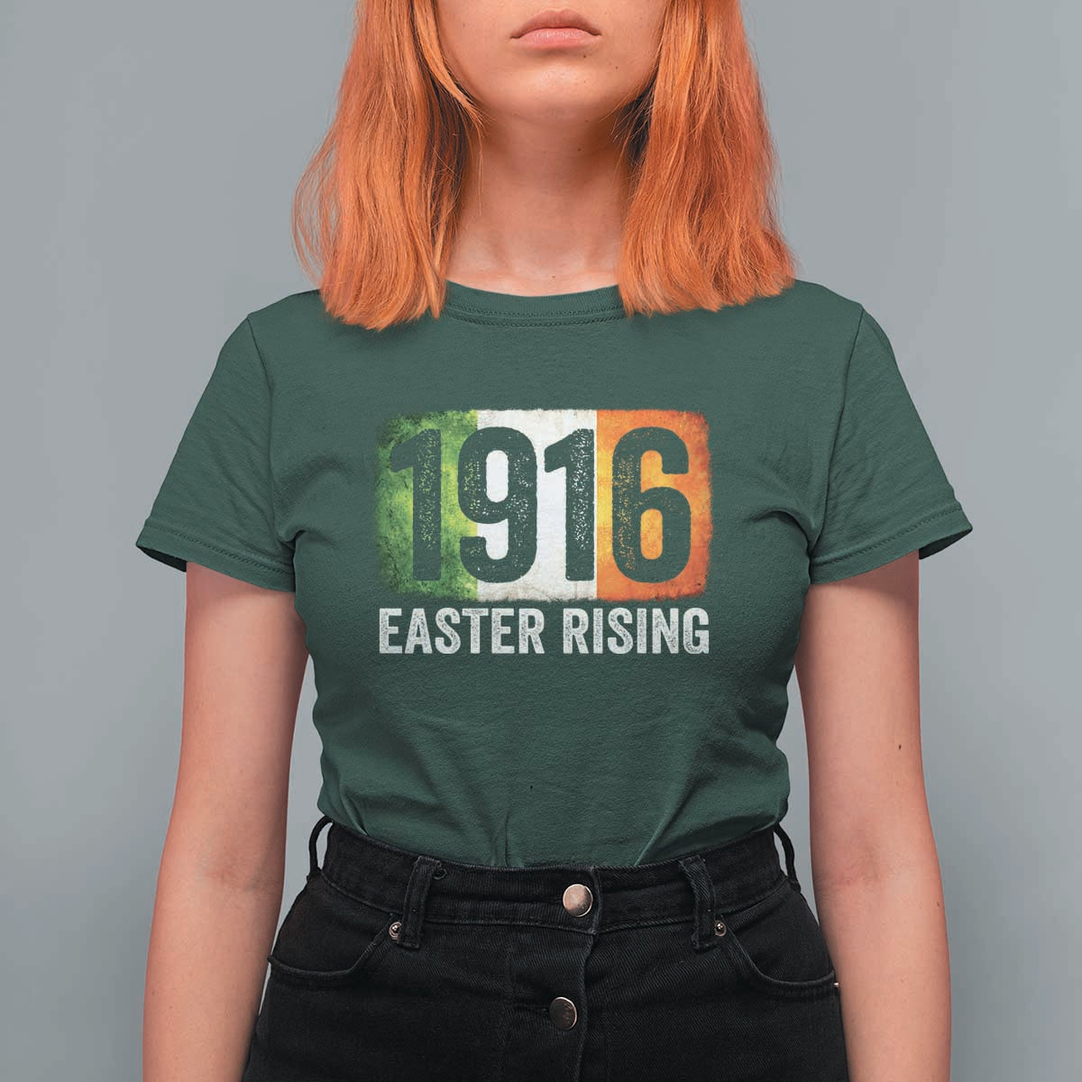 Ireland Easter Rising 1916 T Shirt For Women Irish Rebellion Vintage Flag