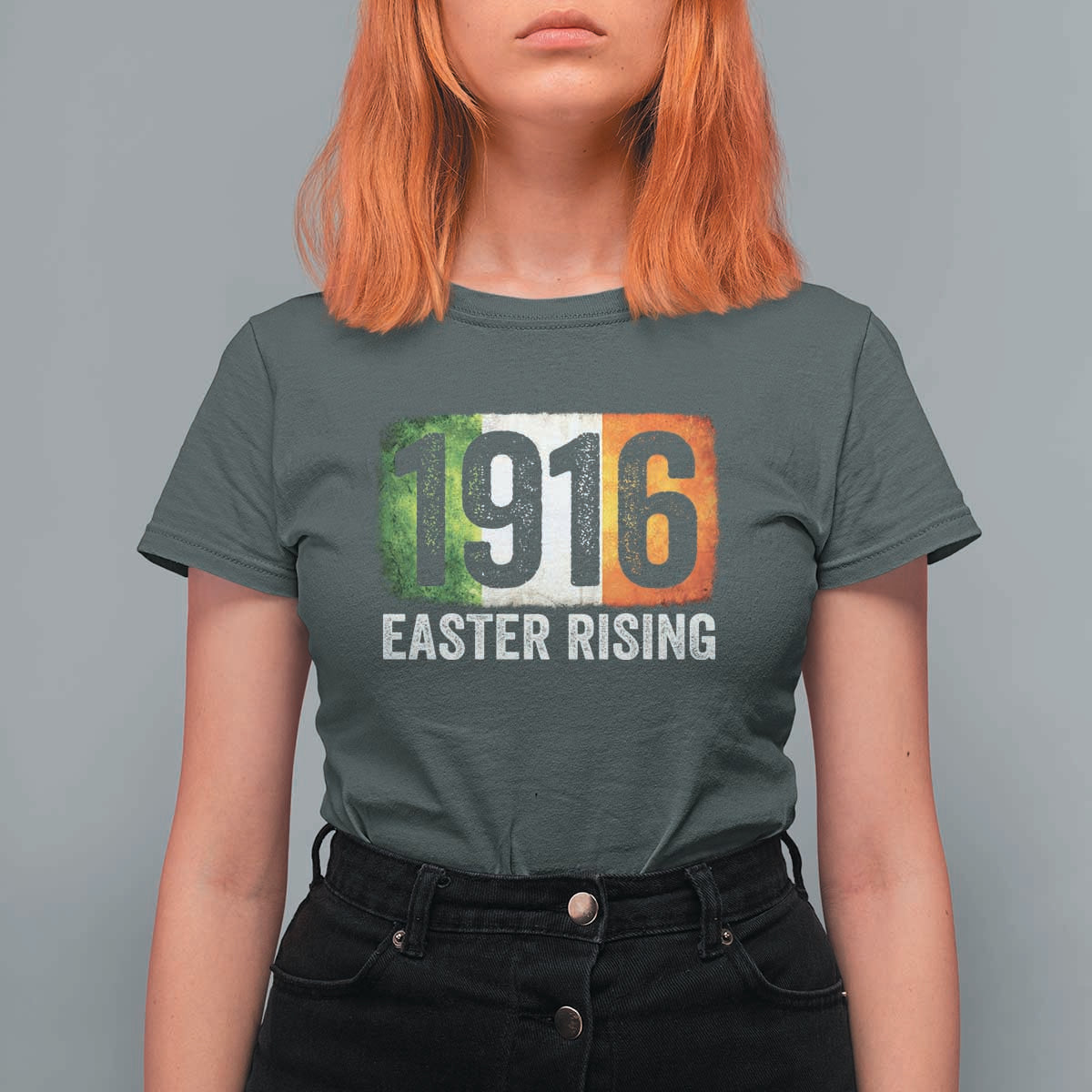 Ireland Easter Rising 1916 T Shirt For Women Irish Rebellion Vintage Flag
