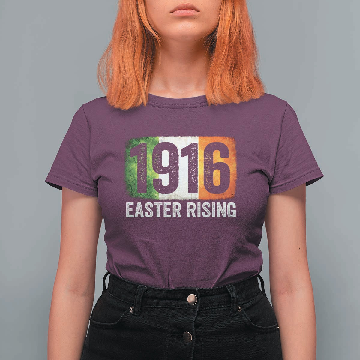 Ireland Easter Rising 1916 T Shirt For Women Irish Rebellion Vintage Flag