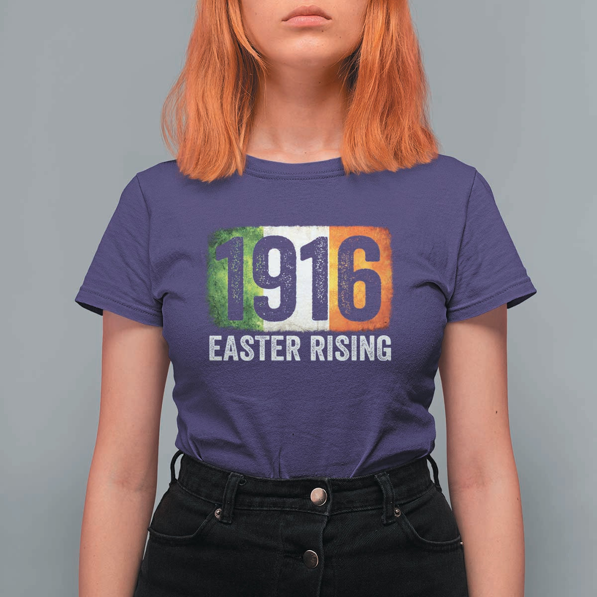 Ireland Easter Rising 1916 T Shirt For Women Irish Rebellion Vintage Flag