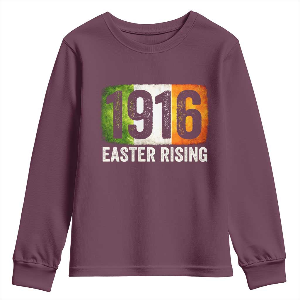 Ireland Easter Rising 1916 Youth Sweatshirt Irish Rebellion Vintage Flag