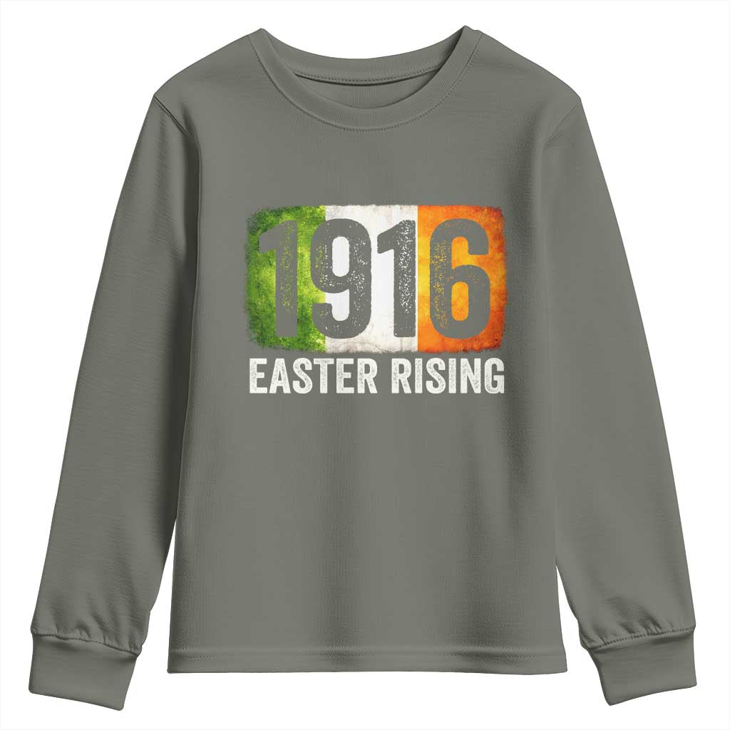 Ireland Easter Rising 1916 Youth Sweatshirt Irish Rebellion Vintage Flag