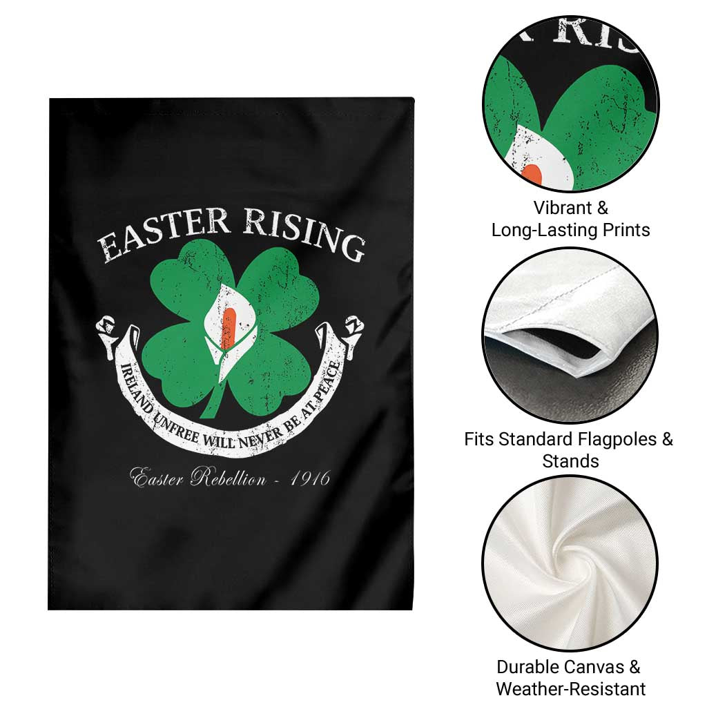 Easter Rising Garden Flag Ireland Unfree Will Never Be At Peace 1916 Irish Rebellions